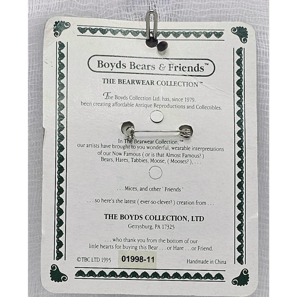 Boyds Bearwear Libearty… Loyal Order F. o. B. 1998 01998-11 1998 - Picture 2 of 2
